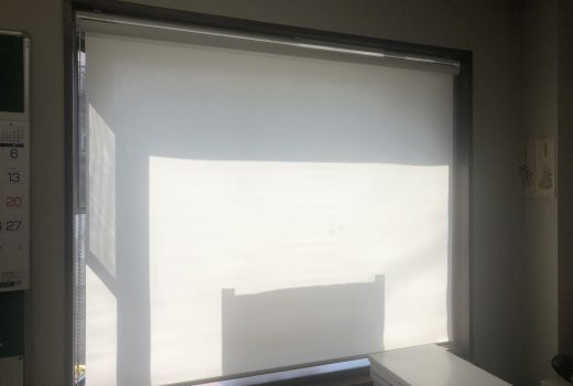 陽射しの調整がしやすいロールスクリーン☀
