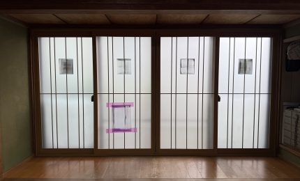 【縦繫吹寄格子】