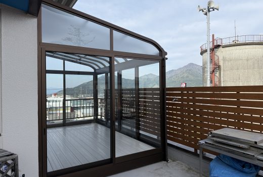 ベランダに快適空間をプラス‼️