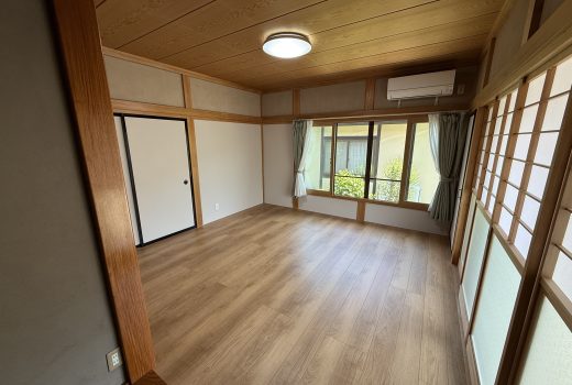 暮らしが変わる❕和室から洋室へのリフォーム😁