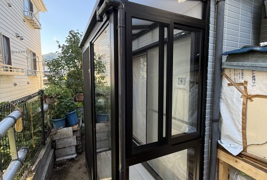 テラス囲いで洗濯日和が一年中👕👖