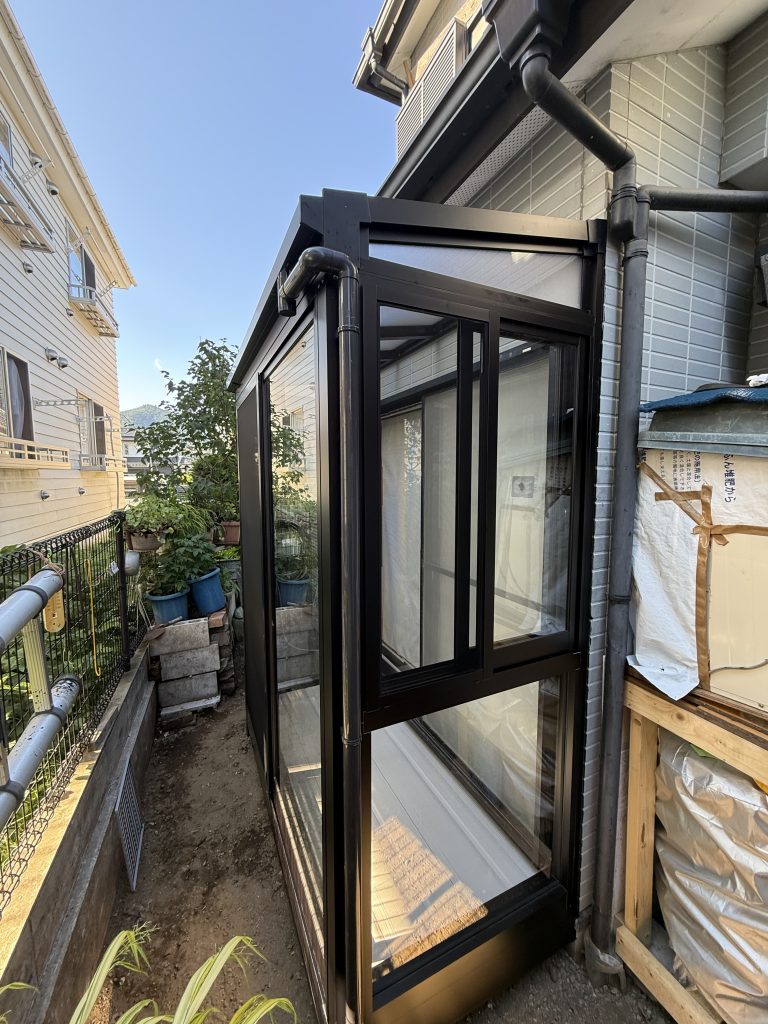 テラス囲いで洗濯日和が一年中👕👖