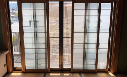 【横繫吹寄格子】