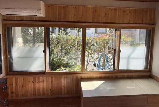 二重窓で変わる居間の心地よさ👌