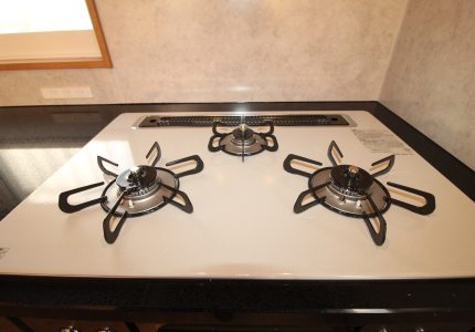 【ハイパーガラスコートガスコンロ】